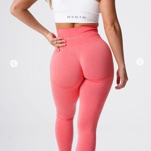 NVGTN coral contour leggings